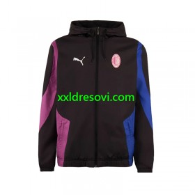 AC Milan Jakna Windrunner Crno 2024-2025